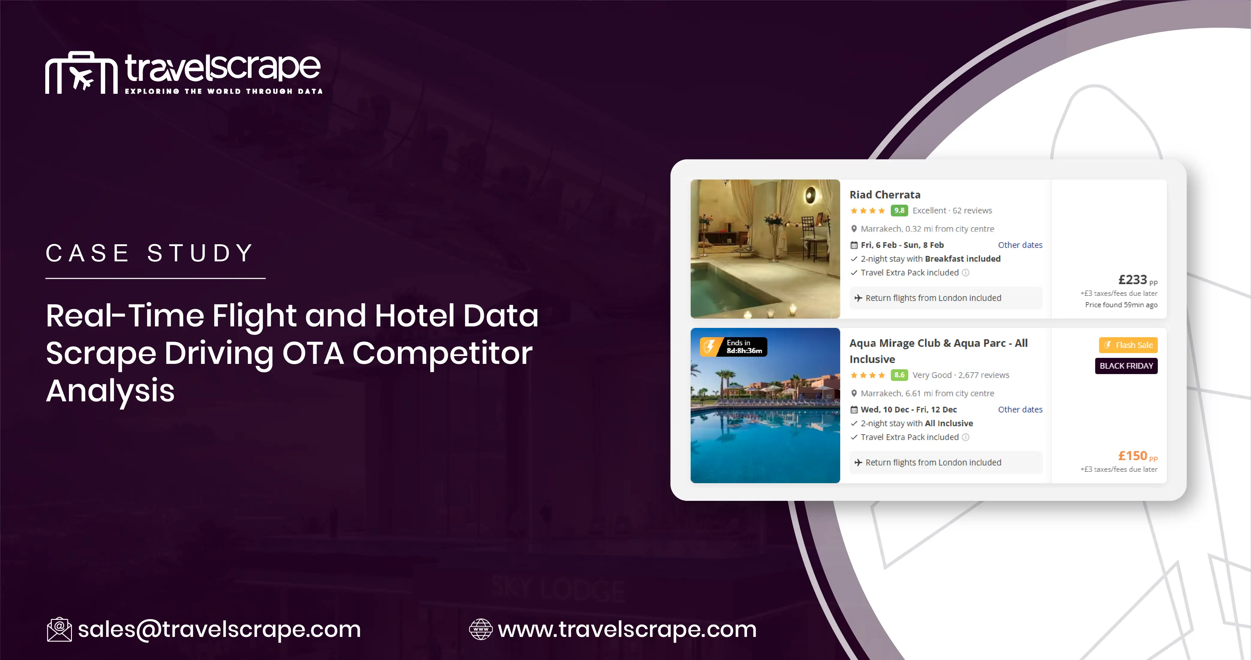 Real-Time Flight and Hotel Data Scrape Driving OTA Competitor Analysis